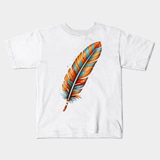 Native American Feather #2 Kids T-Shirt